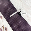 Kẹp cà vạt họa tiết Facio Shop kim loại trắng AT01