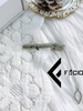 Kẹp cà vạt họa tiết Facio Shop kim loại trắng AT01
