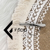 Kẹp cà vạt họa tiết Facio Shop kim loại trắng AT01