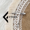 Kẹp cà vạt họa tiết Facio Shop kim loại trắng AT01