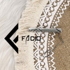 Kẹp cà vạt họa tiết Facio Shop kim loại trắng AT01