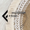 Kẹp cà vạt họa tiết Facio Shop kim loại trắng AT01