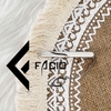 Kẹp cà vạt họa tiết Facio Shop kim loại trắng AT01