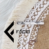 Kẹp cà vạt họa tiết Facio Shop kim loại trắng AT01