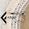 Kẹp cà vạt họa tiết Facio Shop kim loại trắng AT01