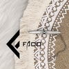Kẹp cà vạt họa tiết Facio Shop kim loại trắng AT01