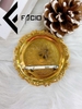 Kẹp cà vạt họa tiết Facio Shop kim loại trắng AT01