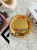 Kẹp cà vạt họa tiết Facio Shop kim loại trắng AT01