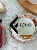 Kẹp cà vạt vàng nhỏ Facio Shop hợp kim kim loại AV01