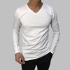 Áo thun nam tay dài cổ tim W02