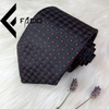 Cà vạt tự thắt hoạ tiết bản 8cm C058 đen AWW