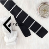 Cà vạt nam len Facio Shop dệt vân nổi đầu vuông C023