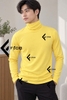 Áo thun nam Facio Shop cổ lọ tay dài thun poly co giãn T13