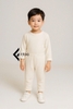 Bộ quần áo em bé dài tay Facio Shop len poly ấm U003 Q003