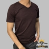 Áo thun nam cổ tim Facio Shop form Slim Fit thun poly V02