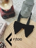 Nơ bướm nam vải nhung thắt sẵn Facio Shop X002