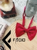 Nơ đeo cổ nam vải nhung thắt sẵn Facio Shop X02