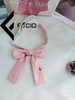 Nơ đeo cổ nữ Facio Shop poly sẹc thắt sẵn đuôi dài X017