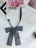 Nơ đeo cổ nữ Facio Shop poly sẹc thắt sẵn đuôi dài X017
