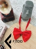 Nơ đeo cổ nam vải nhung thắt sẵn Facio Shop X02