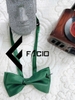 Nơ đeo cổ nam Facio Shop phi bóng 2 lớp dây cài X01