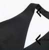 Áo gile nữ cổ vest 3 nút yếm hở lưng Z17