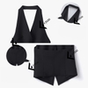 Áo gile nữ cổ vest 3 nút yếm hở lưng Z17