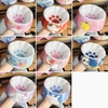 Bát ăn cao cấp hoạ tiết in hình bàn chân 14,5*14,5*6,5cm
