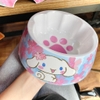 Bát ăn cao cấp hoạ tiết in hình bàn chân 14,5*14,5*6,5cm
