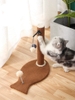 Cột cào đế con cá kèm cục bông lò xo 40*40cm
