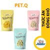 Thức ăn đông khô cho thú cưng PetQ 3 vị dành cho Mèo 130gr lòng đỏ trứng gà