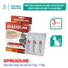 Veme Spreadline 2.5kg-7.5kg (hộp 3 tuýp)(nhỏ gáy mèo trị bọ chét,rận tai,sán dây,giun tròn)