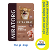Pate xốt cho chó trưởng thành giống nhỏ có hệ tiêu hóa nhạy cảm Miratorg Extra Meat - Ức gà 85gr