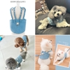 Spet Yếm vải bò kèm dây dắt - L