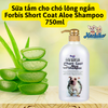 Sữa tắm cho chó lông ngắn Forbis Short Coat Aloe Shampoo 750ml