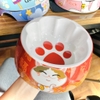 Bát ăn cao cấp hoạ tiết in hình bàn chân 14,5*14,5*6,5cm