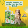 Sữa tắm tiêu diệt ve, rận, bọ chét Bio Care 450ml