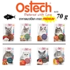 Pate cao cấp cho mèo Ostech Ultra Pounch Cat 70g gói màu trắng