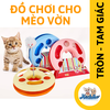 Đồ chơi Mèo vờn hình tam giác/ hình tròn - chuột lò xo