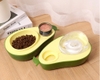 Bát uống nước cho Chó Mèo hình quả bơ có nắp đậy PAW Avocado Pet Water Bowl