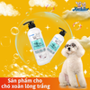Sữa tắm chó/mèo lông xoăn trắng Forcans White Curly Coat 550ml