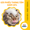 Dịch vụ Tắm cho Mèo - Phiếu tháng giảm 20%