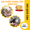 Dịch vụ Tắm Vip cho Mèo - Phiếu tháng giảm 20%