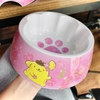 Bát ăn cao cấp hoạ tiết in hình bàn chân 14,5*14,5*6,5cm