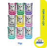 Xốt pate cho mèo Kit Cat Petite Pouch nhiều vị - 70gr