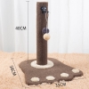 Cột cào mèo bàn chân kèm 2 cục bông 37*35*40cm
