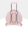 Vali kéo trong suốt cao cấp vận chuyển Chó Mèo cute in bàn chân 43*40*26cm