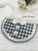 Spet yếm cổ tròn vải dạ cute