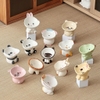 KC Chén sứ hình thú 12*15cm
