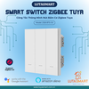Công tắc thông minh nút bấm cơ hình vuông - Zigbee Tuya - 3 Nút